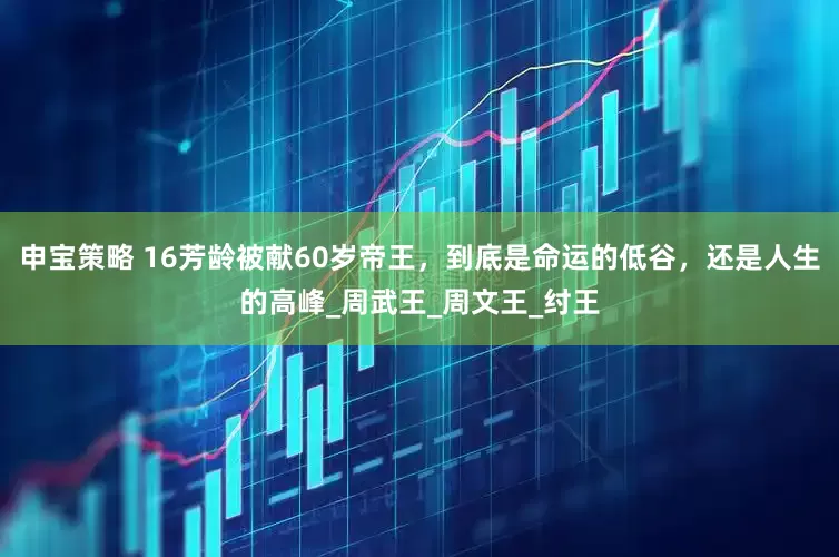 申宝策略 16芳龄被献60岁帝王，到底是命运的低谷，还是人生的高峰_周武王_周文王_纣王